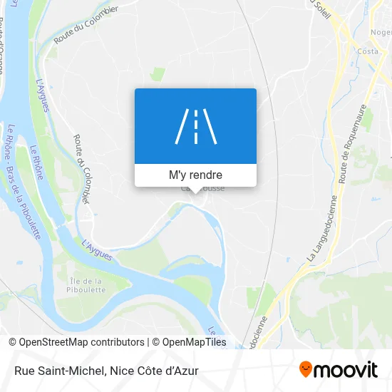 Rue Saint-Michel plan