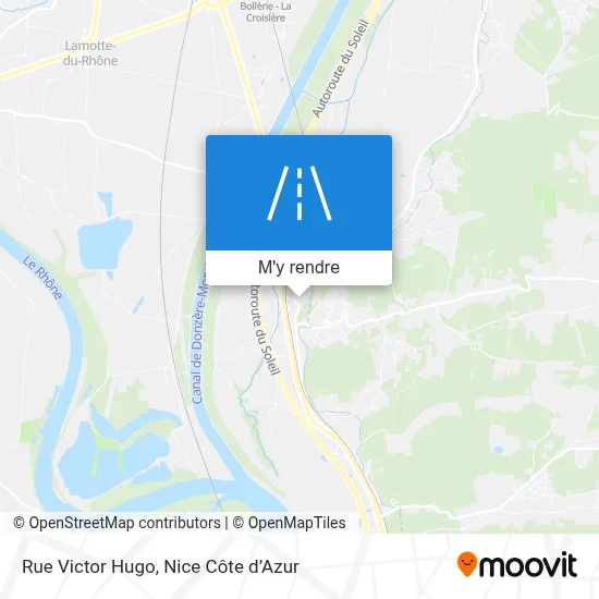 Rue Victor Hugo plan