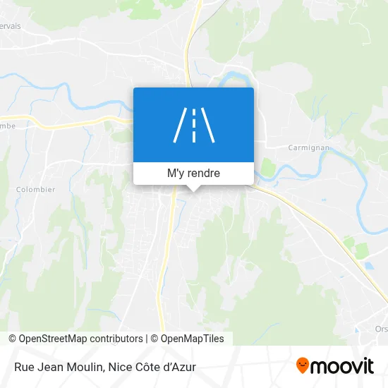 Rue Jean Moulin plan