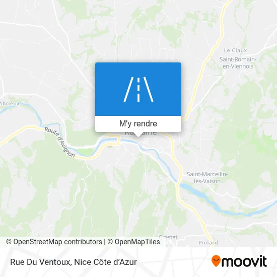 Rue Du Ventoux plan