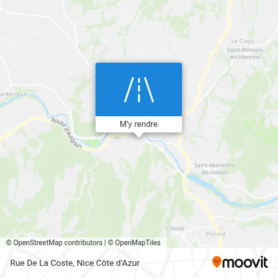 Rue De La Coste plan