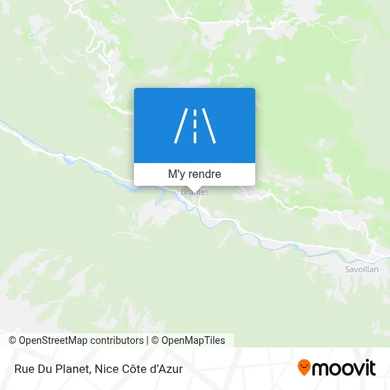 Rue Du Planet plan