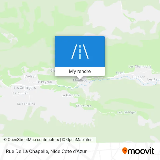 Rue De La Chapelle plan
