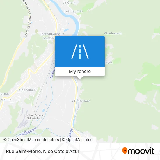 Rue Saint-Pierre plan
