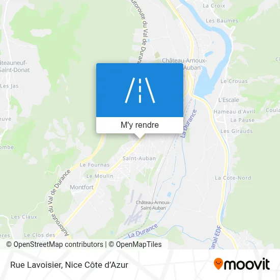 Rue Lavoisier plan