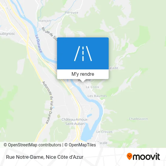 Rue Notre-Dame plan