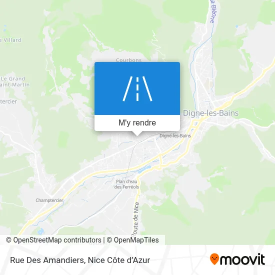 Rue Des Amandiers plan