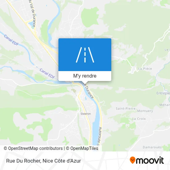 Rue Du Rocher plan
