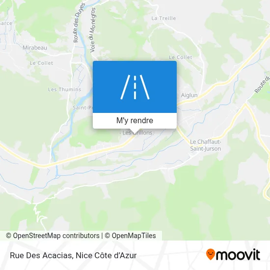 Rue Des Acacias plan