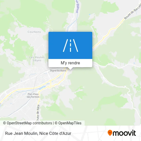 Rue Jean Moulin plan
