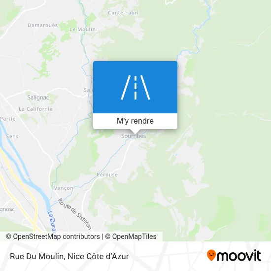 Rue Du Moulin plan