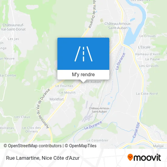 Rue Lamartine plan