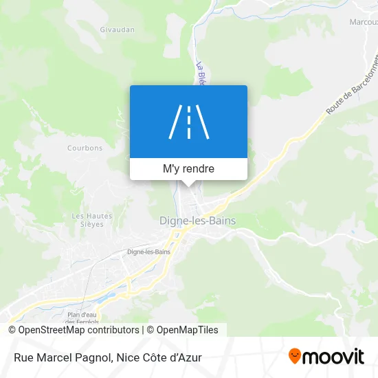 Rue Marcel Pagnol plan