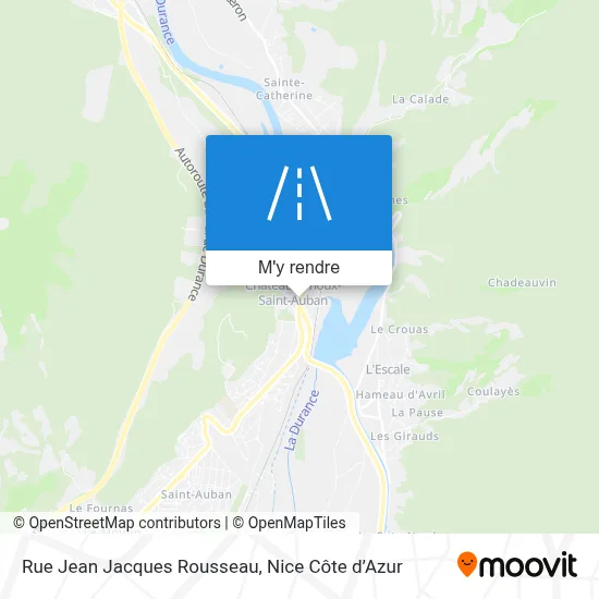 Rue Jean Jacques Rousseau plan