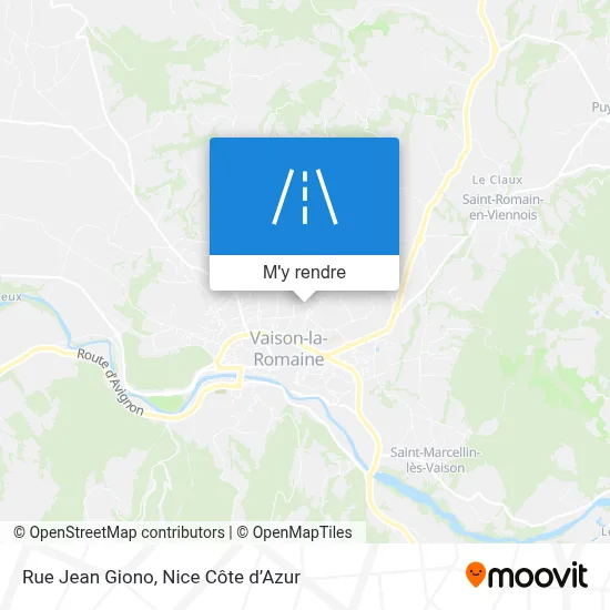 Rue Jean Giono plan