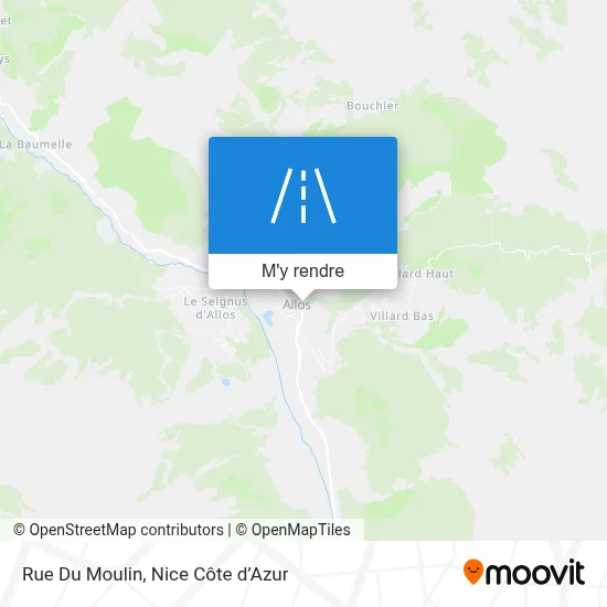 Rue Du Moulin plan