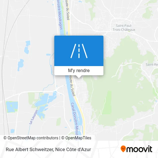 Rue Albert Schweitzer plan