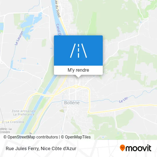 Rue Jules Ferry plan