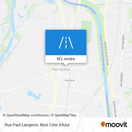 Rue Paul Langevin plan