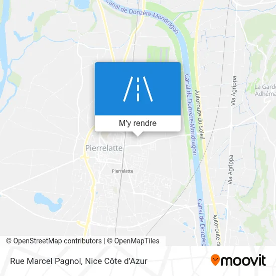 Rue Marcel Pagnol plan