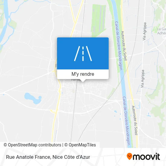 Rue Anatole France plan