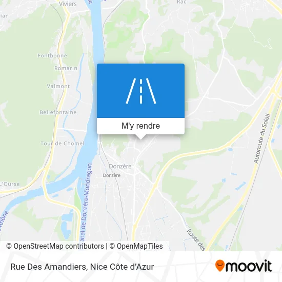 Rue Des Amandiers plan