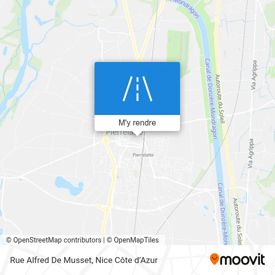 Rue Alfred De Musset plan