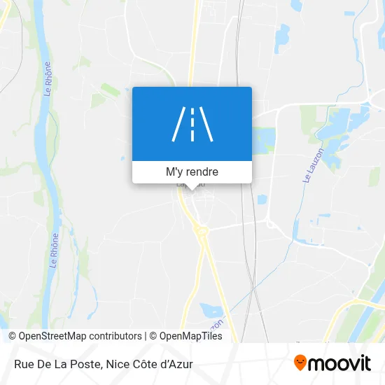 Rue De La Poste plan