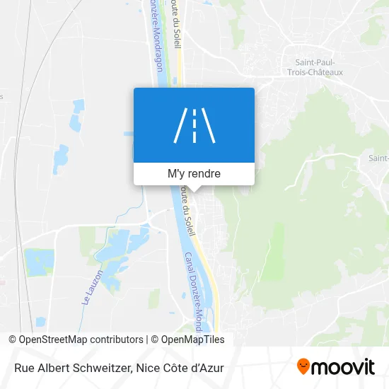 Rue Albert Schweitzer plan