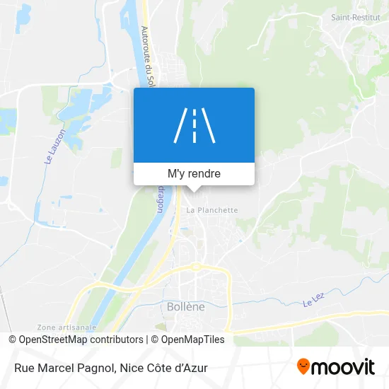 Rue Marcel Pagnol plan