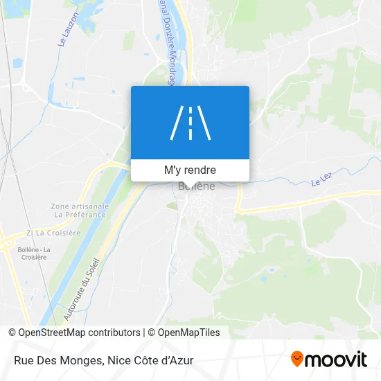 Rue Des Monges plan
