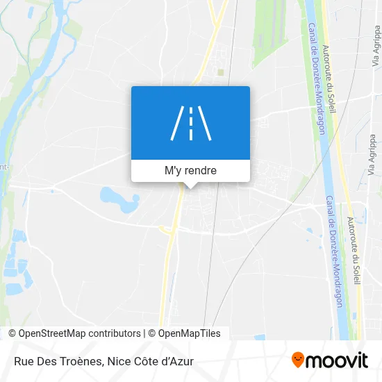 Rue Des Troènes plan