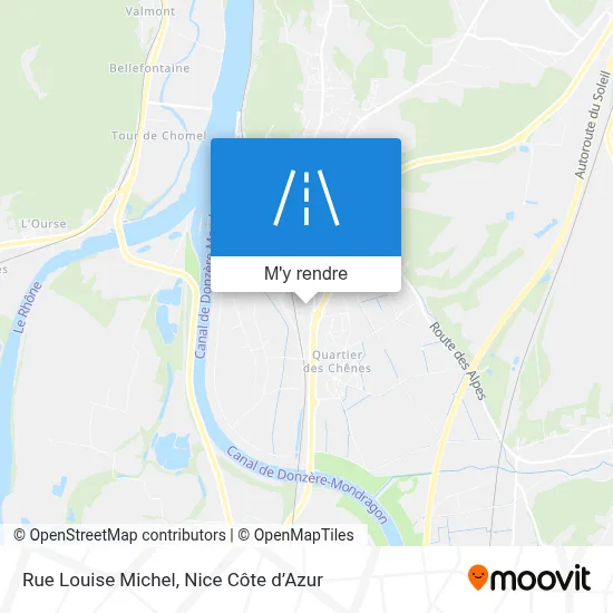 Rue Louise Michel plan