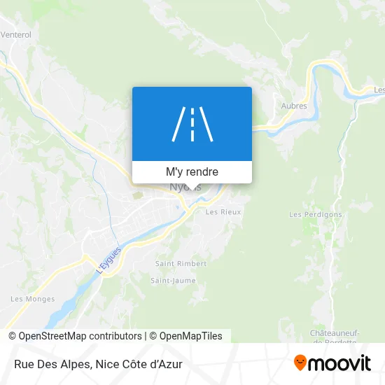 Rue Des Alpes plan