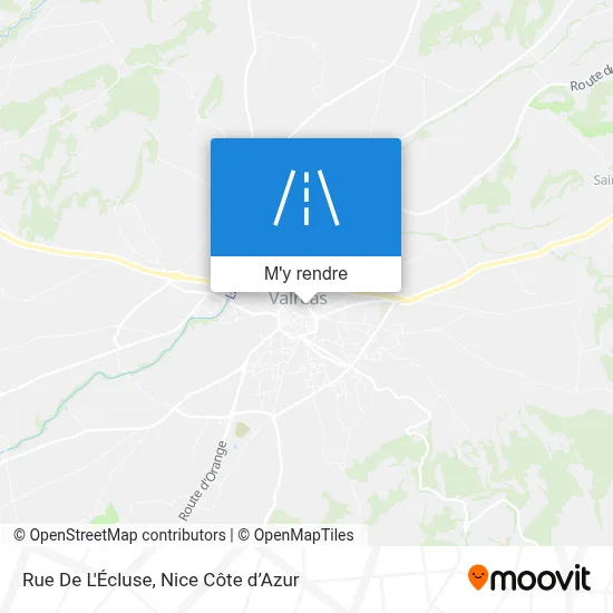 Rue De L'Écluse plan