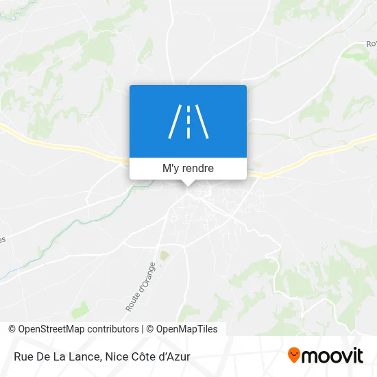 Rue De La Lance plan