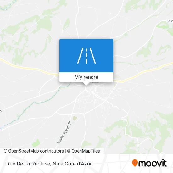 Rue De La Recluse plan