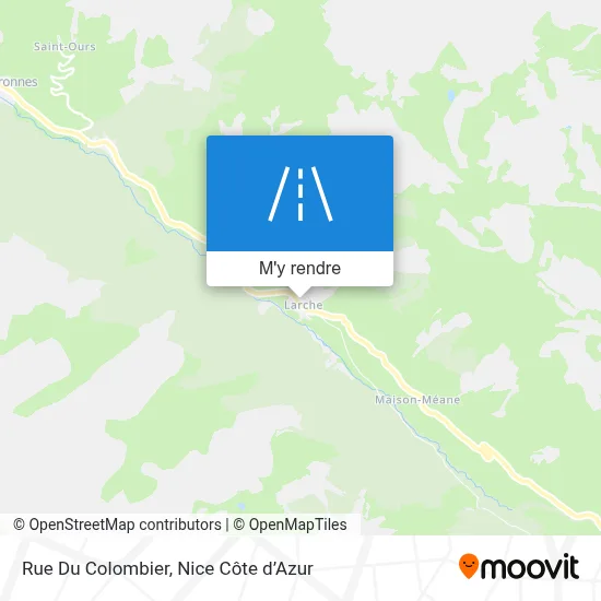 Rue Du Colombier plan