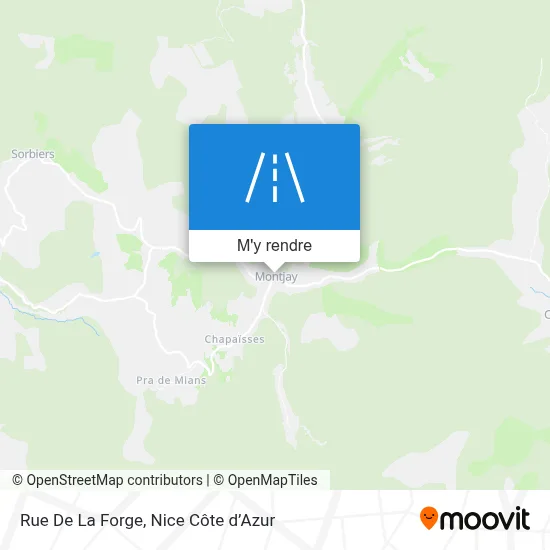 Rue De La Forge plan
