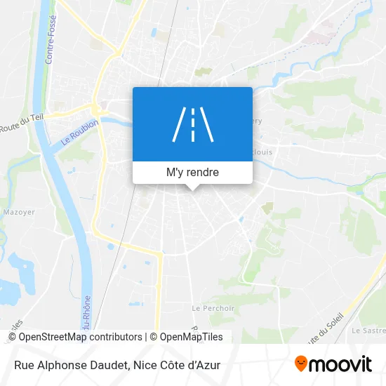 Rue Alphonse Daudet plan