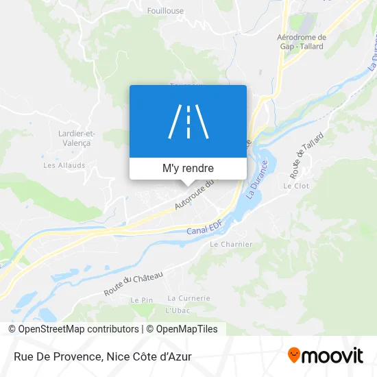 Rue De Provence plan