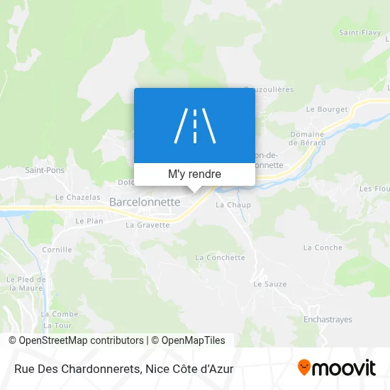 Rue Des Chardonnerets plan