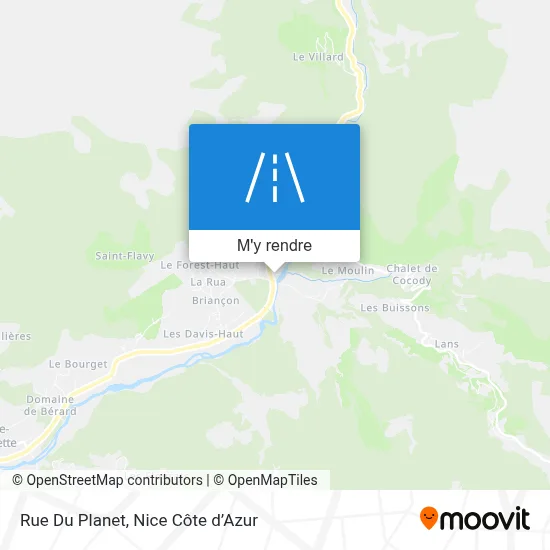 Rue Du Planet plan