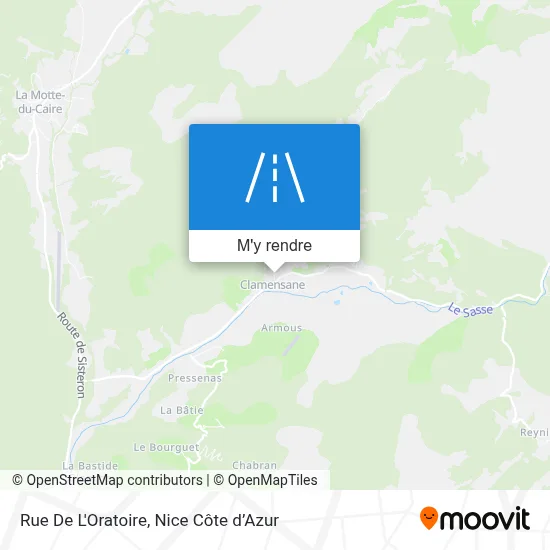 Rue De L'Oratoire plan