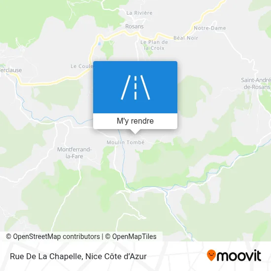 Rue De La Chapelle plan