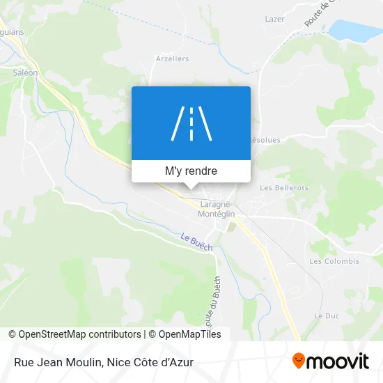 Rue Jean Moulin plan
