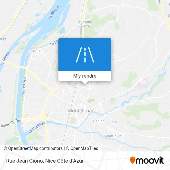 Rue Jean Giono plan