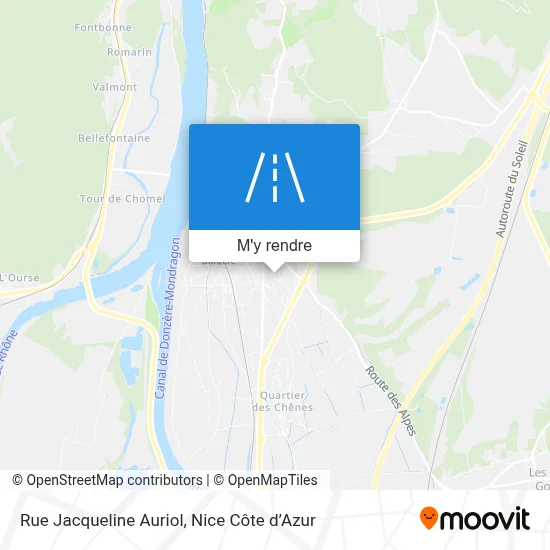 Rue Jacqueline Auriol plan