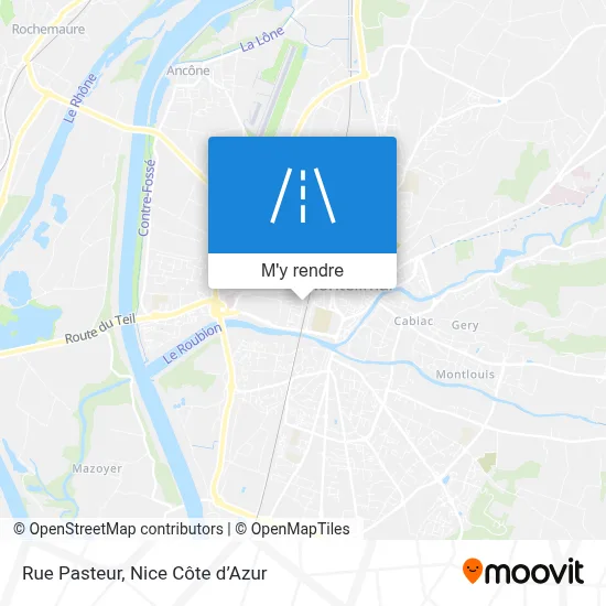 Rue Pasteur plan