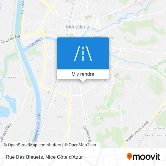 Rue Des Bleuets plan